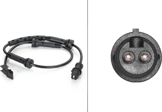 HELLA 6PU 012 806-271 - ABS датчик, частота вращения колеса abcparts.ee