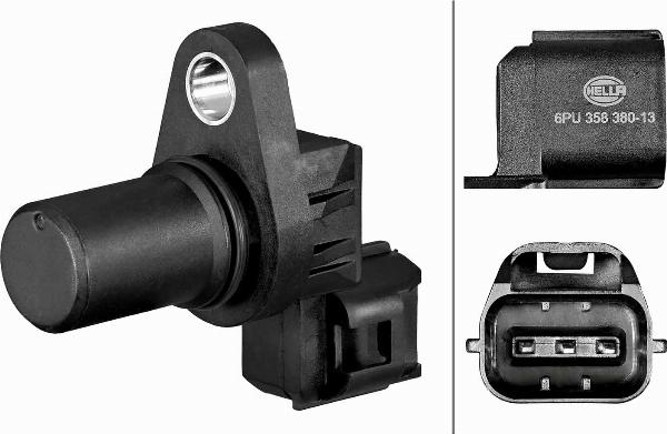 HELLA 6PU 358 380-131 - Датчик RPM, обороты в минуту abcparts.ee