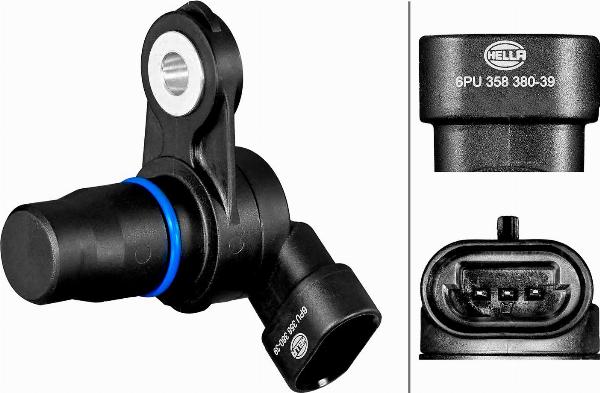HELLA 6PU 358 380-391 - Датчик положения Распредвала abcparts.ee