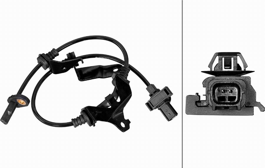 HELLA 6PU 358 218-931 - ABS датчик, частота вращения колеса abcparts.ee