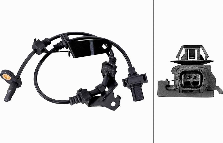HELLA 6PU 358 218-921 - ABS датчик, частота вращения колеса abcparts.ee