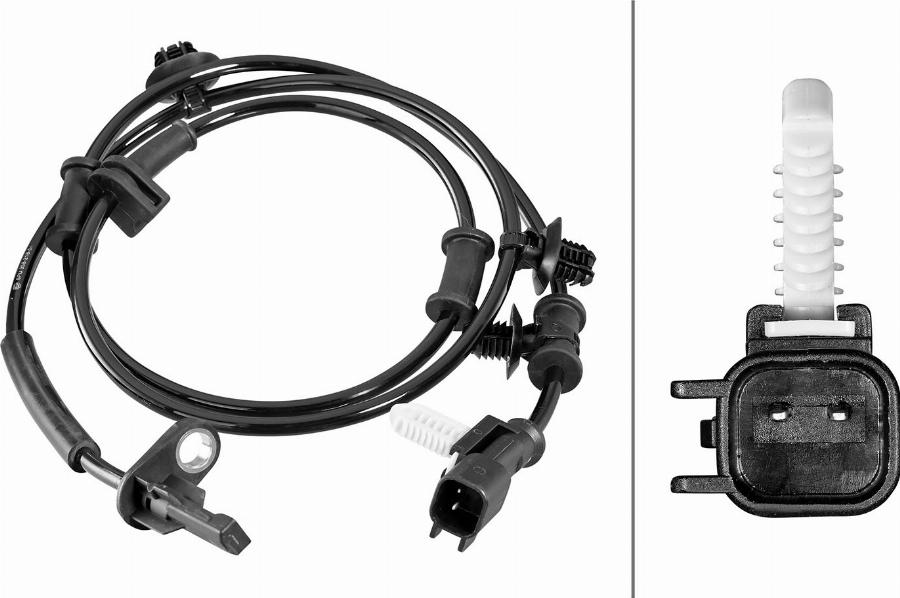 HELLA 6PU 358 218-541 - ABS датчик, частота вращения колеса abcparts.ee