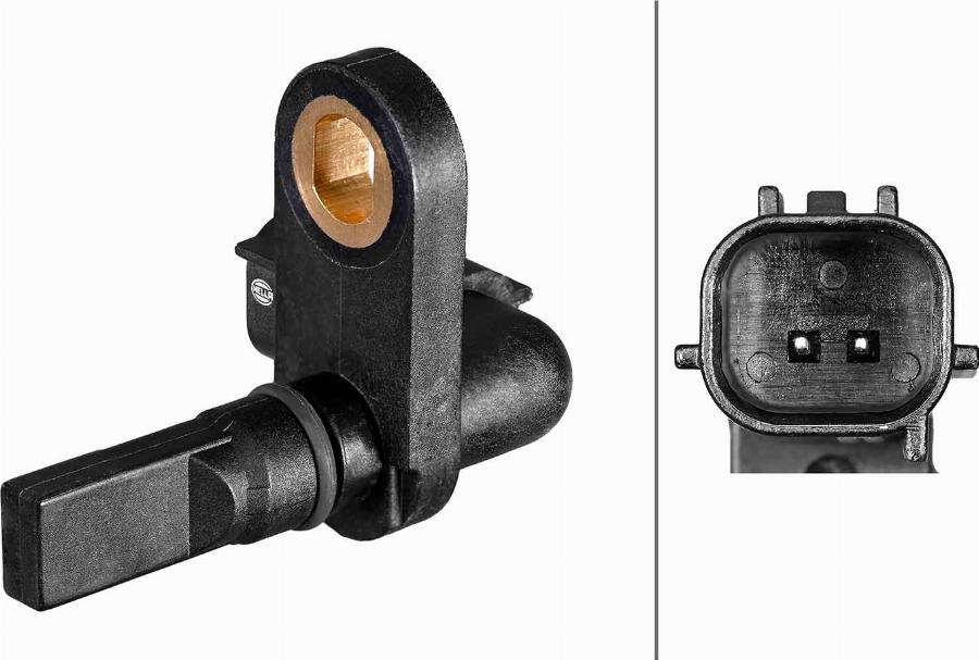 HELLA 6PU 358 218-561 - ABS датчик, частота вращения колеса abcparts.ee