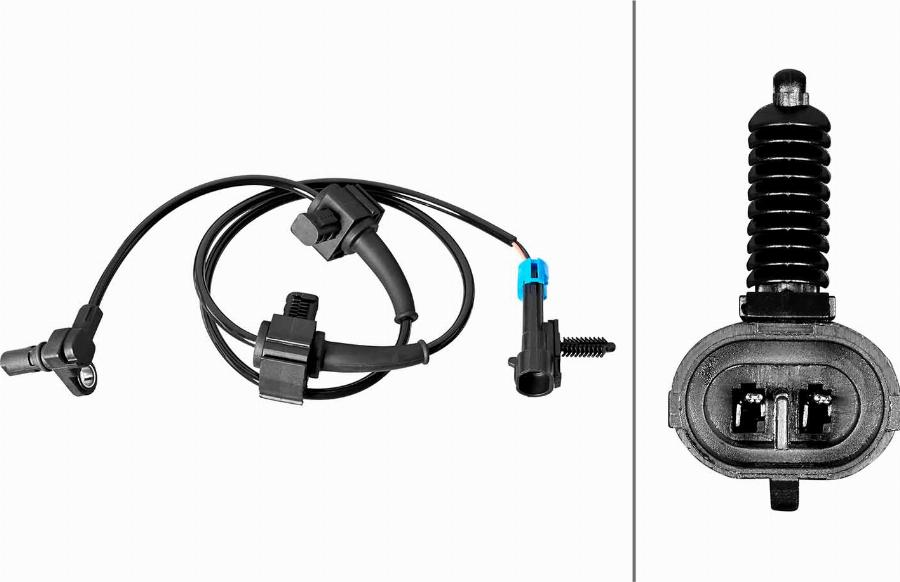 HELLA 6PU 358 218-531 - ABS датчик, частота вращения колеса abcparts.ee