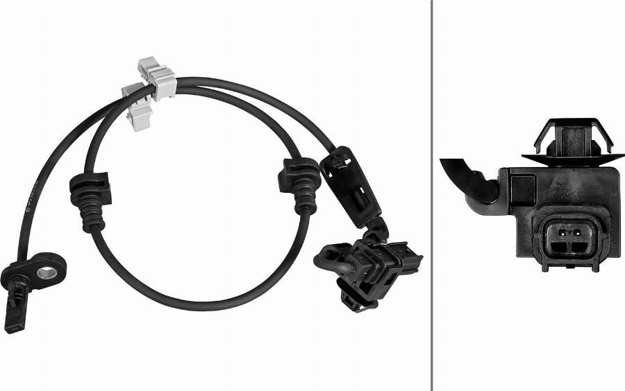 HELLA 6PU 358 218-661 - ABS датчик, частота вращения колеса abcparts.ee