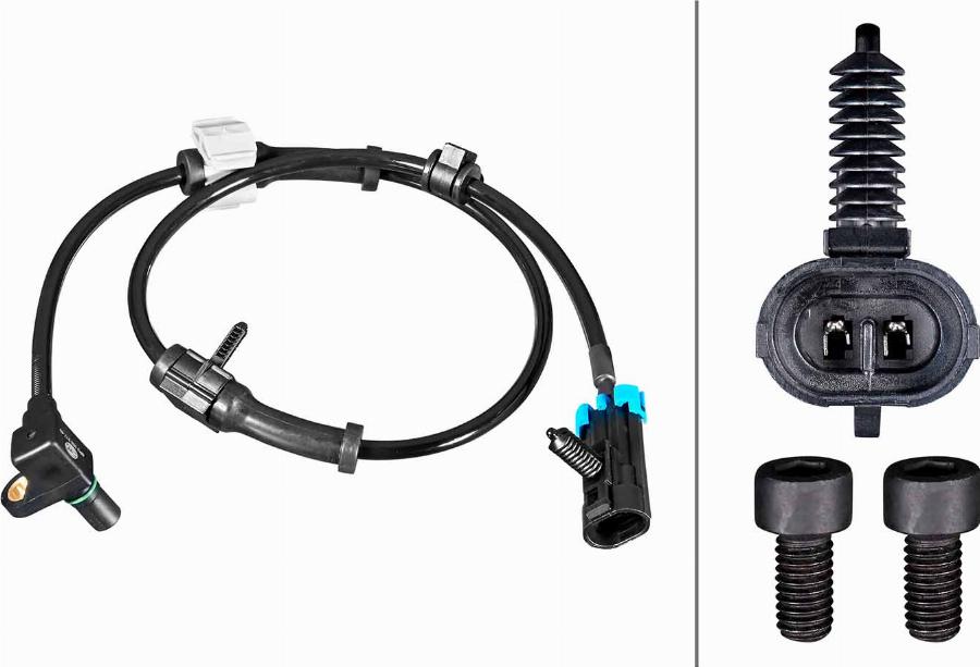 HELLA 6PU 358 217-401 - ABS датчик, частота вращения колеса abcparts.ee