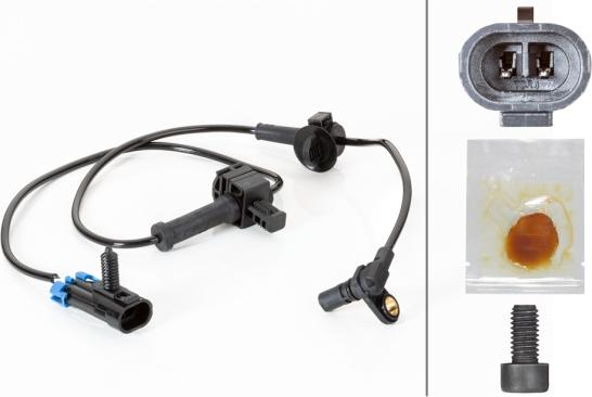 HELLA 6PU 230 040-411 - ABS датчик, частота вращения колеса abcparts.ee