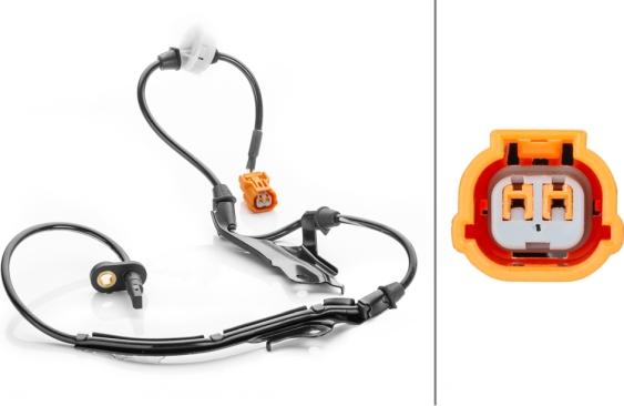 HELLA 6PU 230 040-131 - ABS датчик, частота вращения колеса abcparts.ee