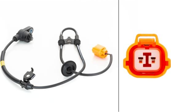 HELLA 6PU 230 040-881 - ABS датчик, частота вращения колеса abcparts.ee