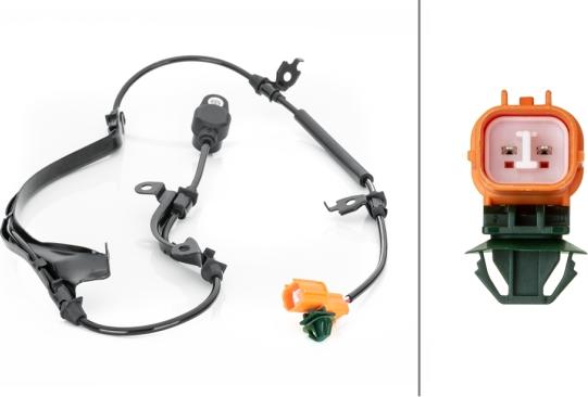 HELLA 6PU 230 040-831 - ABS датчик, частота вращения колеса abcparts.ee