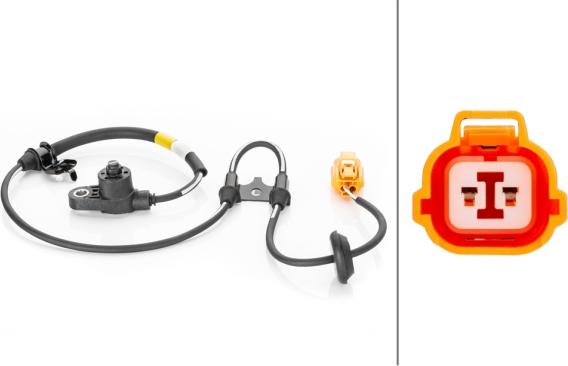 HELLA 6PU 230 040-821 - ABS датчик, частота вращения колеса abcparts.ee