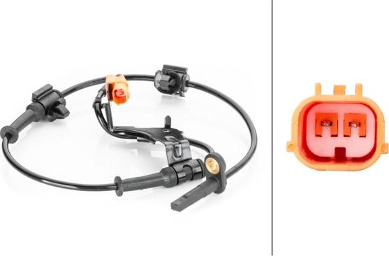 HELLA 6PU 230 040-211 - ABS датчик, частота вращения колеса abcparts.ee