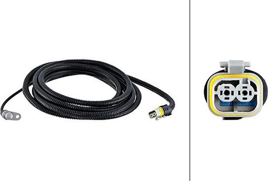 HELLA 6PU 230 048-631 - ABS датчик, частота вращения колеса abcparts.ee