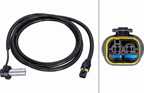 HELLA 6PU 230 052-091 - ABS датчик, частота вращения колеса abcparts.ee