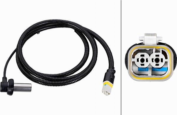 HELLA 6PU 230 052-101 - ABS датчик, частота вращения колеса abcparts.ee