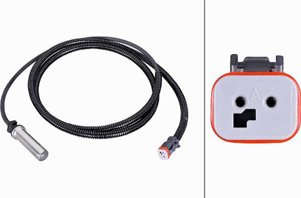 HELLA 6PU 230 052-301 - ABS датчик, частота вращения колеса abcparts.ee