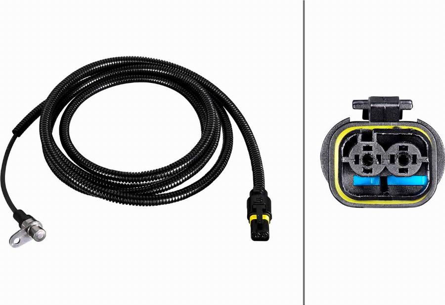 HELLA 6PU 230 052-331 - ABS датчик, частота вращения колеса abcparts.ee