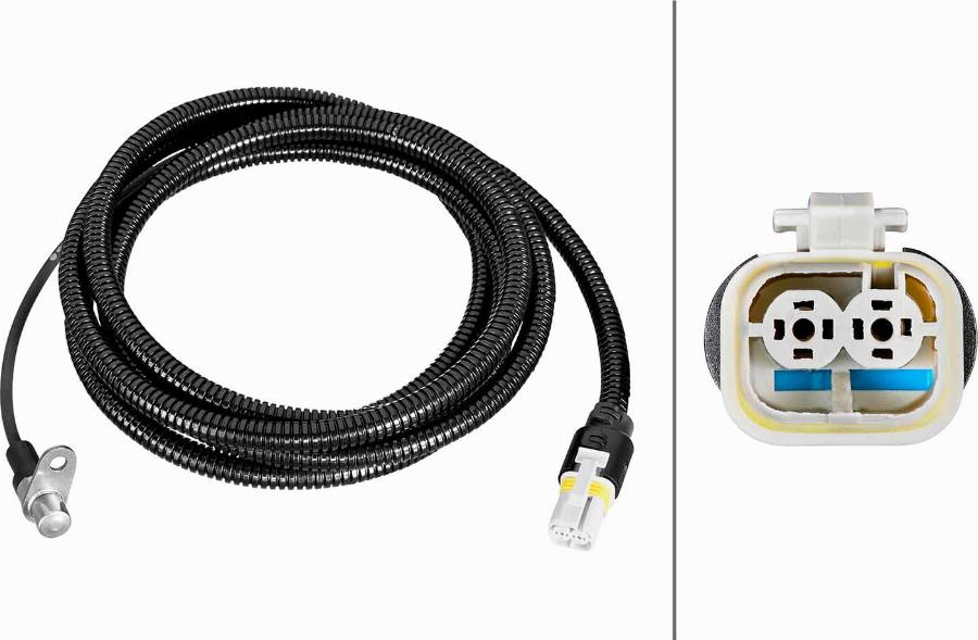 HELLA 6PU 230 052-221 - ABS датчик, частота вращения колеса abcparts.ee