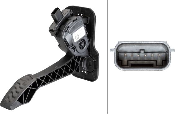 HELLA 6PV 934 562-111 - Датчик, положение педали акселератора abcparts.ee