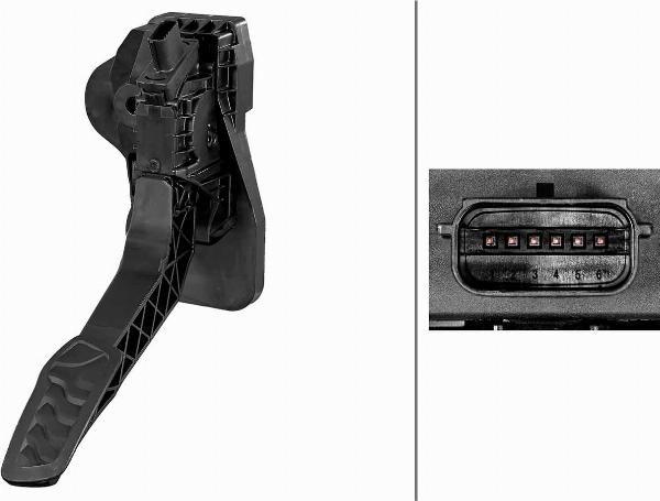 HELLA 6PV 935 195-001 - Датчик, положение педали акселератора abcparts.ee