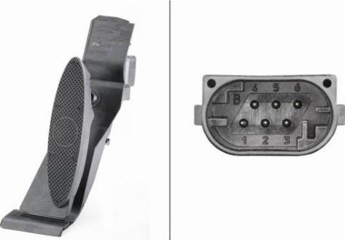 HELLA 6PV 010 946-441 - Датчик, положение педали акселератора abcparts.ee