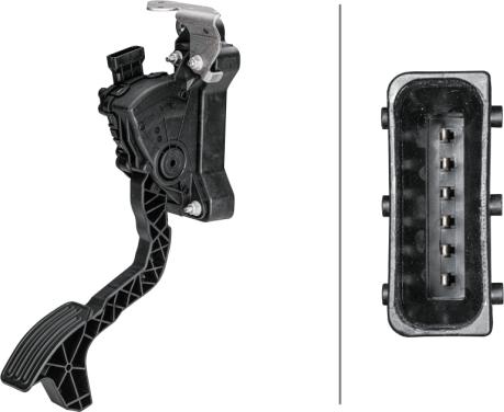 HELLA 6PV 358 156-241 - Датчик, положение педали акселератора abcparts.ee