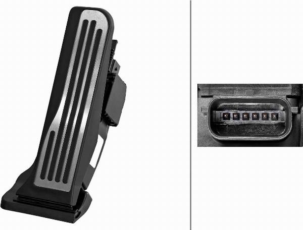 HELLA 6PV 312 461-631 - Датчик, положение педали акселератора abcparts.ee