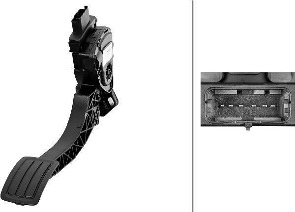 HELLA 6PV 312 079-011 - Датчик, положение педали акселератора abcparts.ee