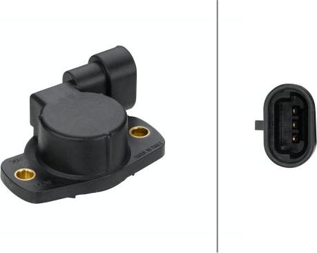HELLA 6PX 008 476-521 - Датчик положения дроссельной заслонки abcparts.ee