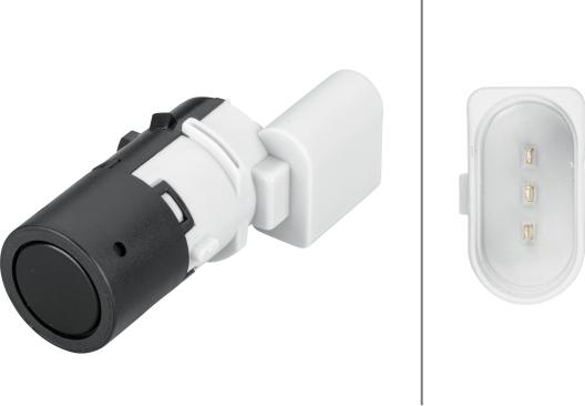 HELLA 6PX 358 141-001 - Датчик, система помощи при парковке abcparts.ee