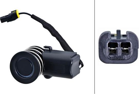 HELLA 6PX358 270-091 - Датчик, система помощи при парковке abcparts.ee