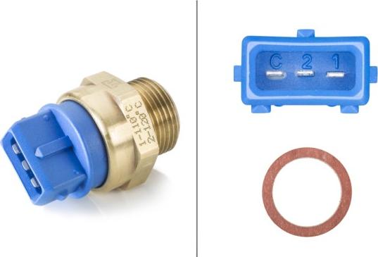 HELLA 6ZT 007 836-051 - Термовыключатель, вентилятор радиатора / кондиционера abcparts.ee