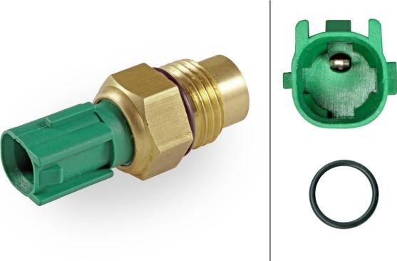 HELLA 6ZT 014 397-001 - Термовыключатель, вентилятор радиатора / кондиционера abcparts.ee