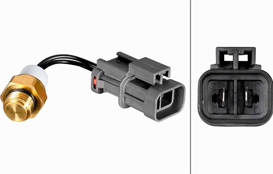 HELLA 6ZT 010 967-621 - Термовыключатель, вентилятор радиатора / кондиционера abcparts.ee