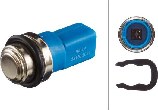 HELLA 6ZT 181 611-081 - Термовыключатель, вентилятор радиатора / кондиционера abcparts.ee