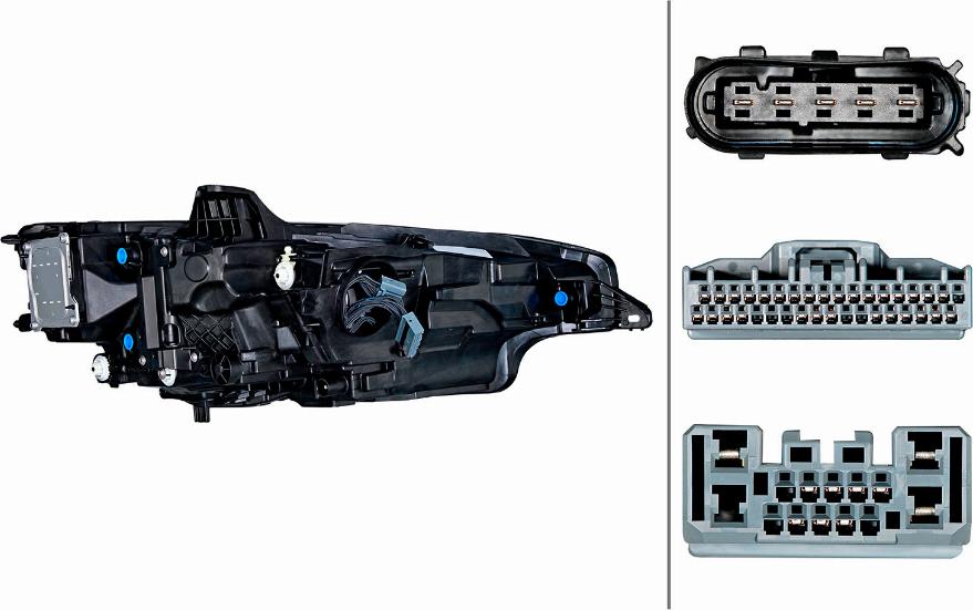 HELLA 1LX 013 508-931 - Основная фара abcparts.ee