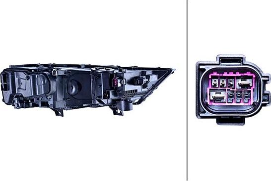 HELLA 1LX 354 881-031 - Основная фара abcparts.ee