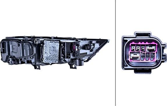 HELLA 1LX 354 881-151 - Основная фара abcparts.ee