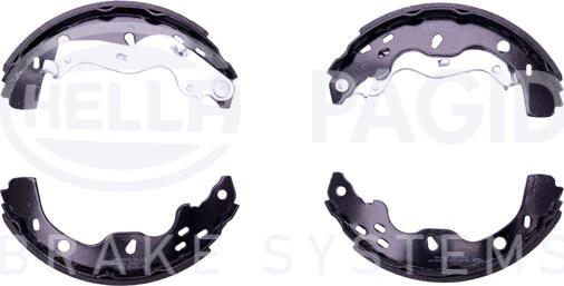 HELLA 8DB 355 003-041 - Комплект тормозных колодок, барабанные abcparts.ee