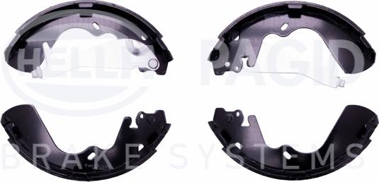 HELLA 8DB 355 002-291 - Комплект тормозных колодок, барабанные abcparts.ee