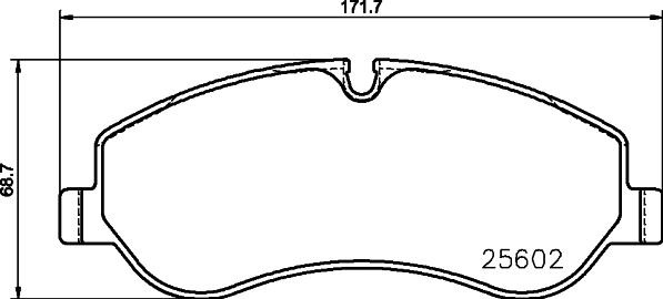 HELLA 8DB 355 020-691 - Тормозные колодки, дисковые, комплект abcparts.ee