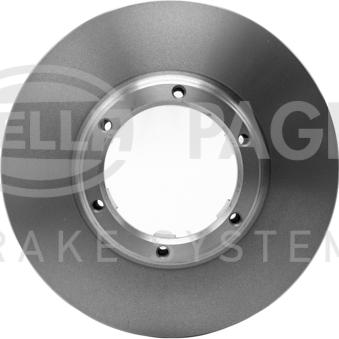 HELLA 8DD 355 100-031 - Тормозной диск abcparts.ee