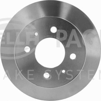 HELLA 8DD 355 110-651 - Тормозной диск abcparts.ee