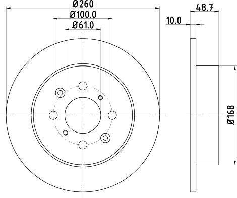 HELLA 8DD 355 110-331 - Тормозной диск abcparts.ee