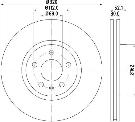 HELLA 8DD 355 117-191 - Тормозной диск abcparts.ee