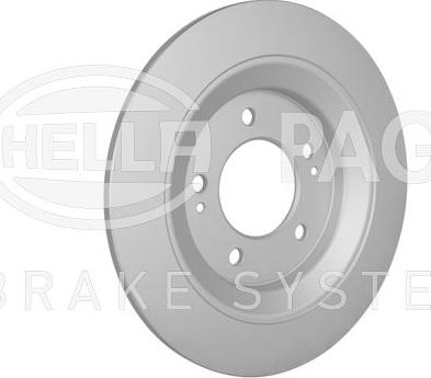 HELLA 8DD 355 134-401 - Тормозной диск abcparts.ee