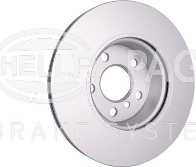 HELLA 8DD 355 133-821 - Тормозной диск abcparts.ee