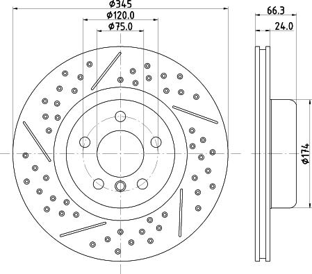 HELLA 8DD 355 132-791 - Тормозной диск abcparts.ee