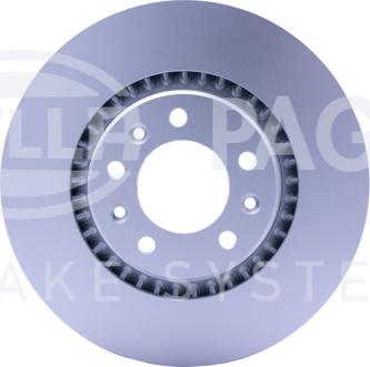HELLA 8DD 355 125-401 - Тормозной диск abcparts.ee