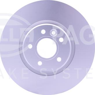 HELLA 8DD 355 125-151 - Тормозной диск abcparts.ee